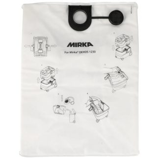 Dulkių siurblio maišai Mirka DEXOS 1230, 5 vnt.